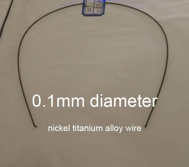 0.1mm nitinol ޸ ̾ Ƿ г NiTi  ޸  chromel ձ  ƼŸ ձ ̾    